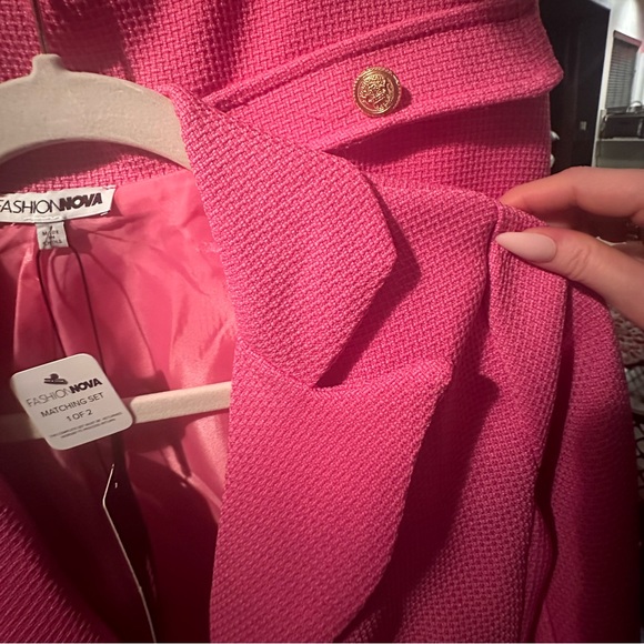 FNova Barbie Pink Tweed Mini Skirt Set 💞🌸 - Picture 6 of 14